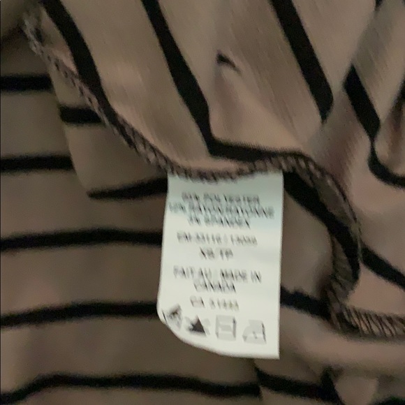 Brown and black striped dress - Picture 4 of 4